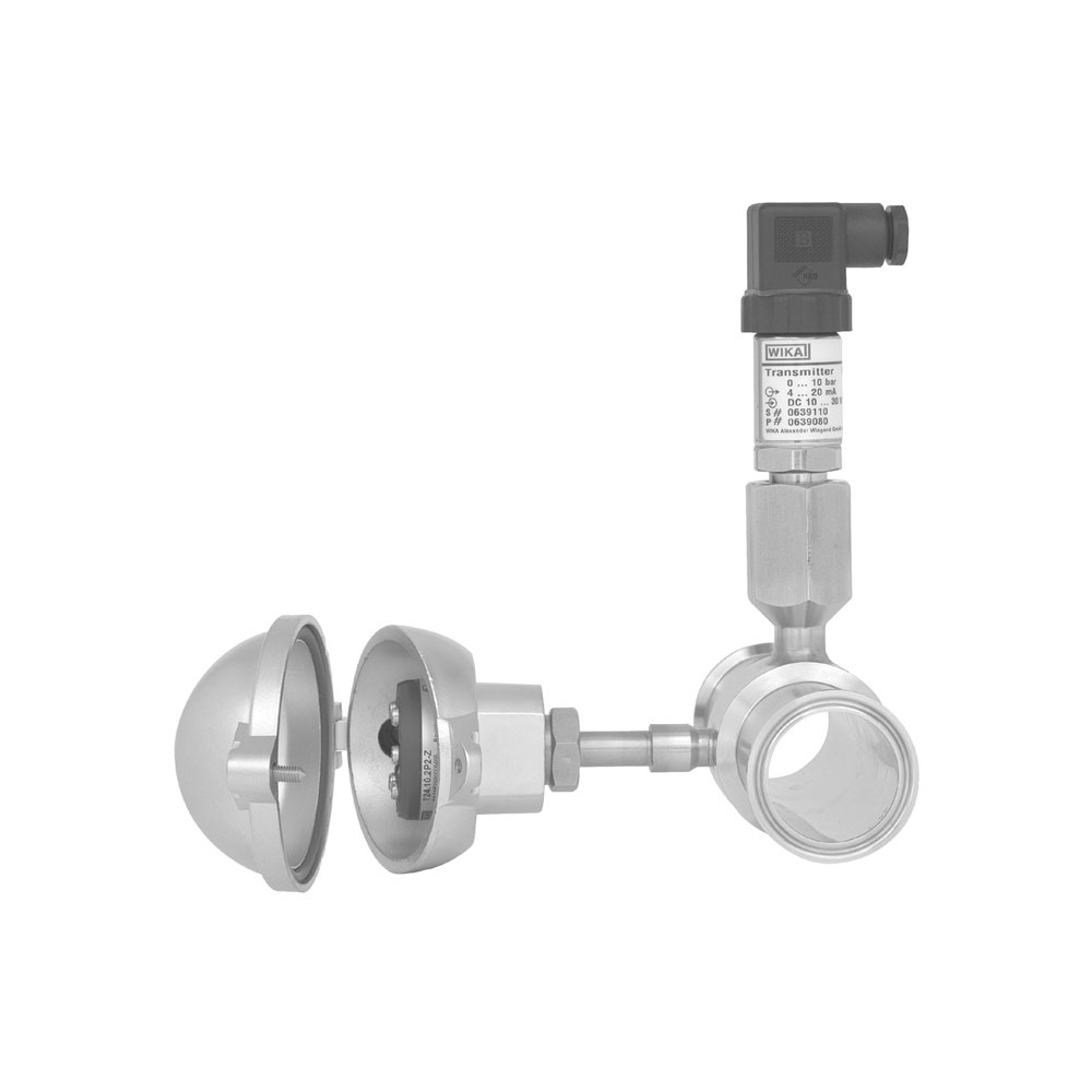 WIKA 983 Sterile Process Connection, Diaphragm In-line Seal