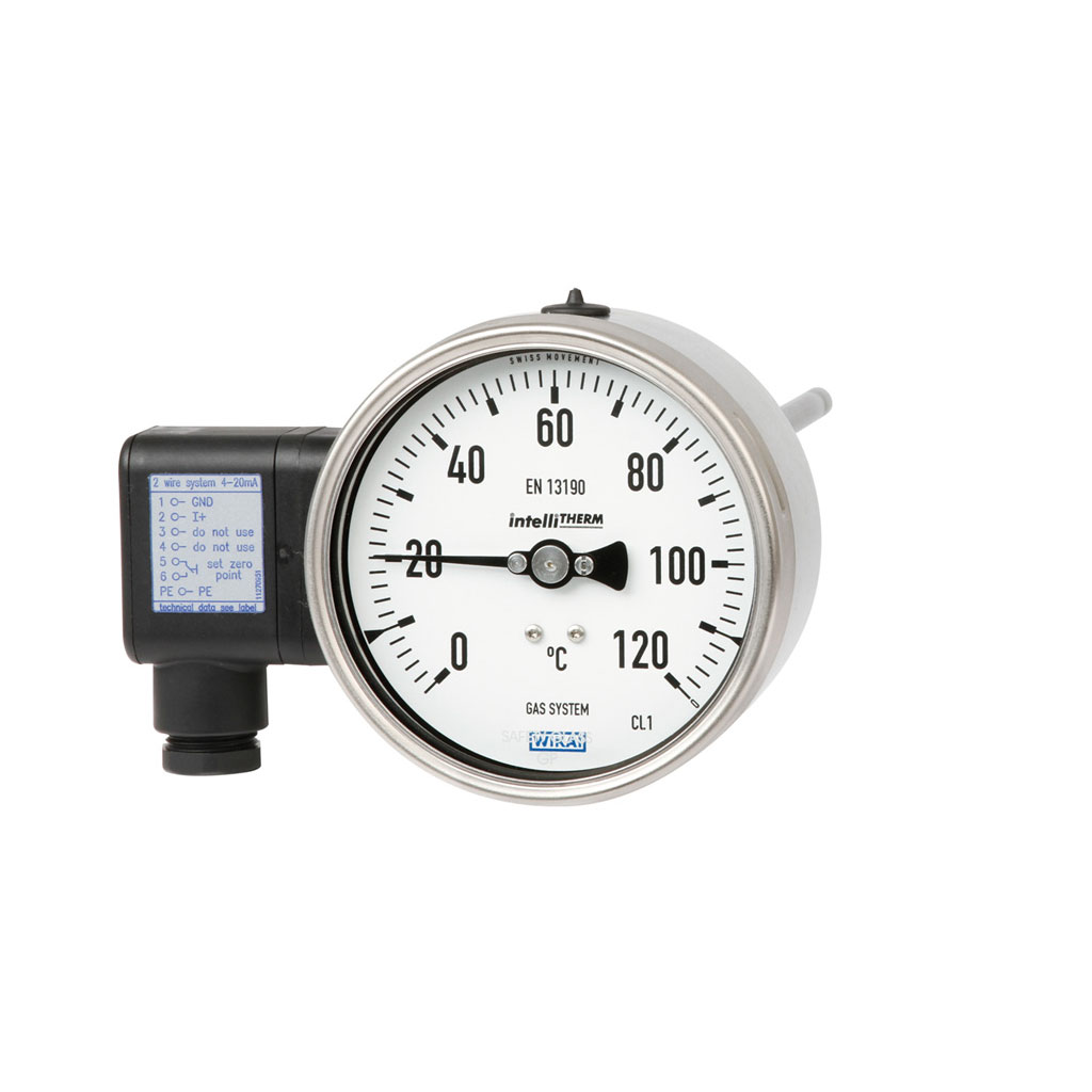 WIKA TGT73 Gasdruckthermometer mit elektrischem Ausgangssignal
