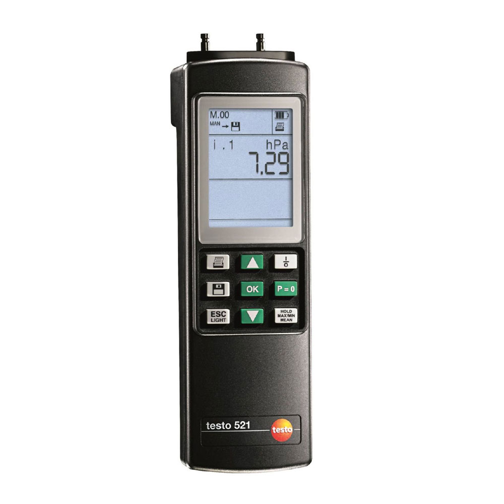 testo 521-3 – Differenzdruckmessgerät (bis 2,5 hPa)