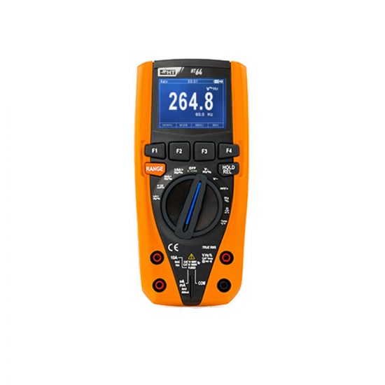 HT64 – Digitales Multimeter TRMS, 4 stellige Anzeige, 6000 Digits, Datenlogger, Bargraph, CAT IV