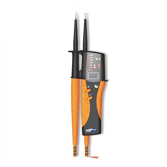 HT8 – 2-pole multifunction tester with indication of values with LEDs and on the display