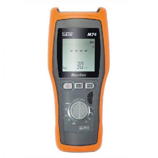M74 Installation tester for safety tests according to CEI 64-8 with TRMS multimeter functions