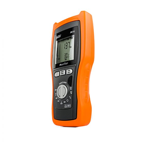 M75 Installation tester for safety tests according to IEC/EN61557-1 with TRMS multimeter functions and test of cable mapping on lan RJ-45 networks