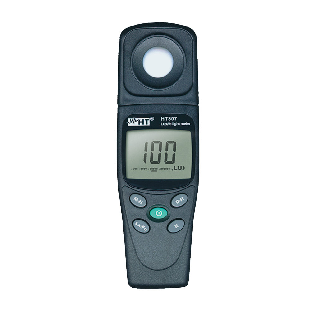 HT307 – Digital Luxmeter with built-in photo sensor and analogical DC output