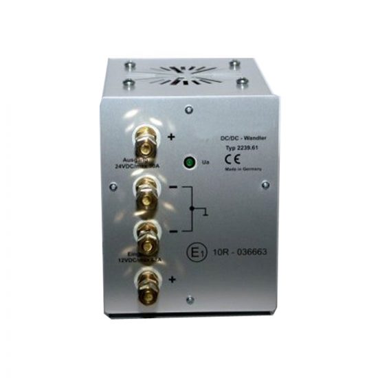 2239.61 DC-DC converter 12V/24V/30A with E1 approval for cars