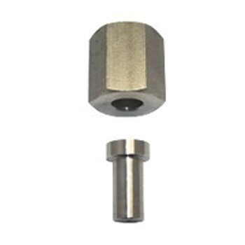 Clamping nut with nipple