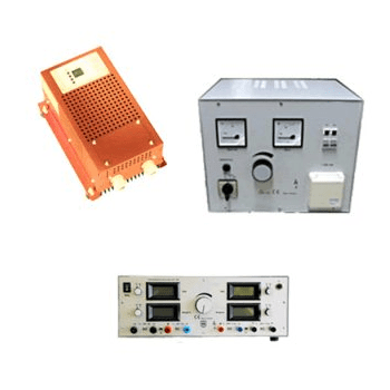 Stromversorgung / Trenntrafos / DC-DC-Wandler / Wechselrichter / Ladegeräte