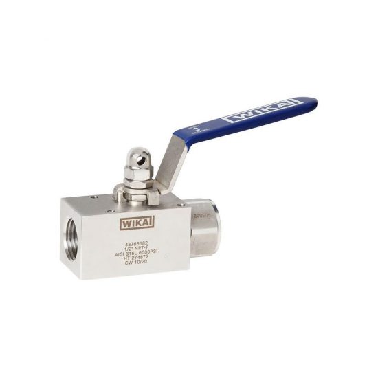 WIKA Model BV Ball valve Process and instrument version