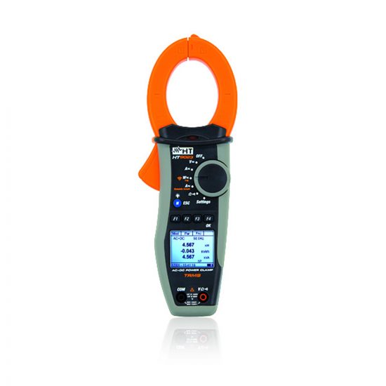 HT9023 TRMS AC/DC clamp-on power quality analyzer with wi-fi connection