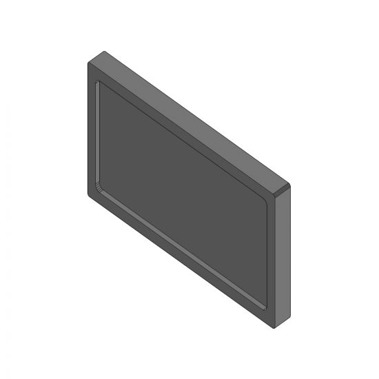 Blindabdeckung 96 x 48 mm