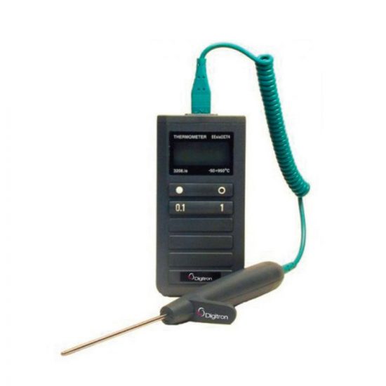 3208IS Intrinsically Safe Digital Thermometer with General Purpose Probe – K type intrinsically safe sensor. Temp. range: -50°C to +950°C. Includes probe.