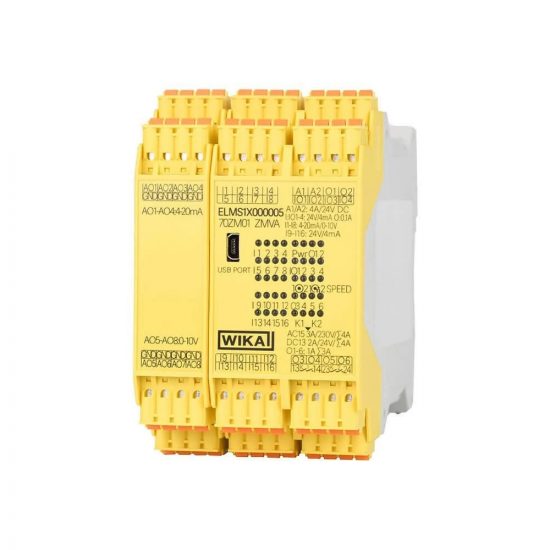 WIKA Typ ELMS1 Sicherheitselektronik PLe nach DIN EN ISO 13849-1
