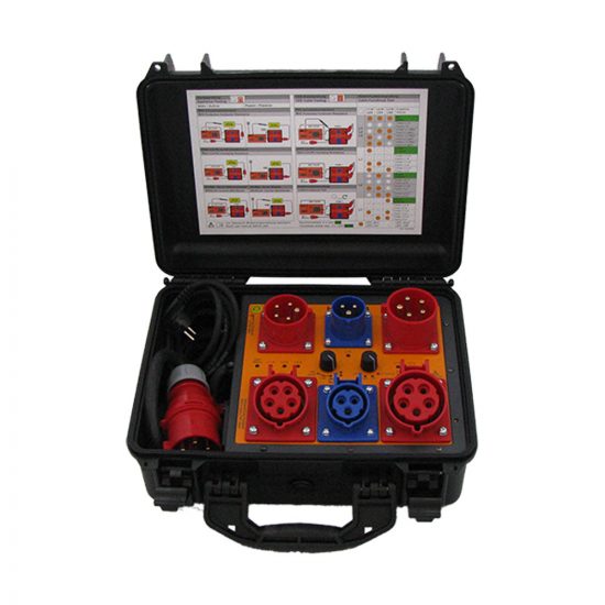HT-MK4 Adapterkoffer 3 Phasen 32A zur aktiven und passiven Prüfung