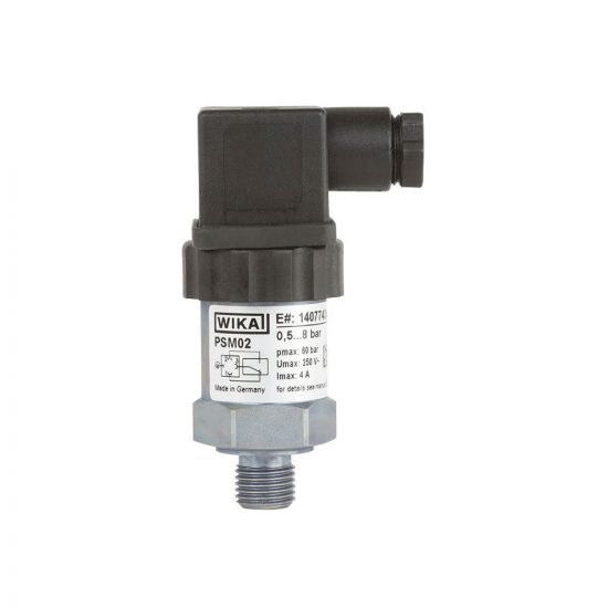 WIKA Typ PSM02 Kompakt-Druckschalter Für industrielle Anwendungen, einstellbare Schalthysterese