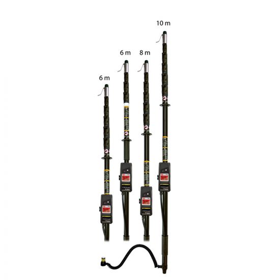 MULTISAFE TT 1 – Teleskop Spannungsprüfer für Strassenbahnen 1000 V AC / 1500 V DC Teleskop bis 10 m
