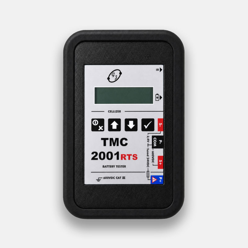 TMC 2001RTS Batterietester front