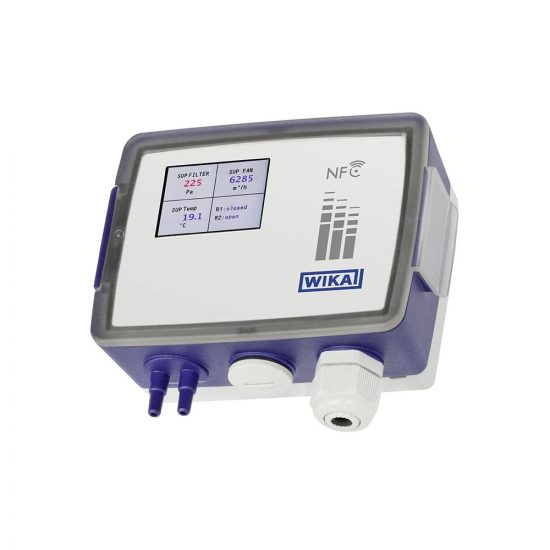 WIKA Model A2G-520 Differential pressure air flow sensor For ventilation and air-conditioning