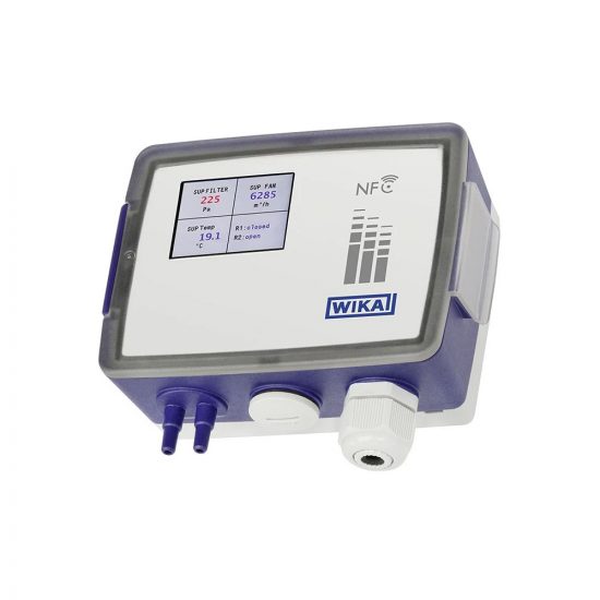 WIKA Model A2G-540 Differential pressure and air flow controller For ventilation and air-conditioning