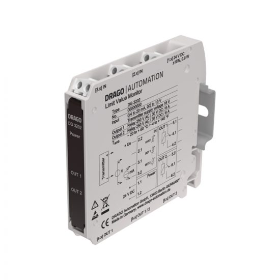 Grenzwertschalter DG 3202 / DG 3282 – Überwachung von Standardsignalen mit 2 Schaltausgängen