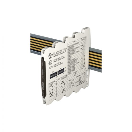 KTY-Temperatur-Messumformer DT 45600 – Temperaturmessung mit KTY-Sensoren, konfigurierbar per DIP-Schalter oder USB