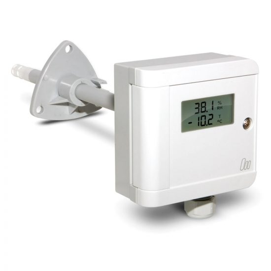 IDK – Duct mounted Humidity and temperature transmitter – highly accurate and easy to install