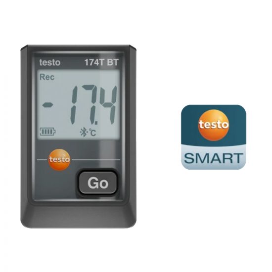 testo 174 T BT – Mini temperature data logger with Bluetooth® and app connection