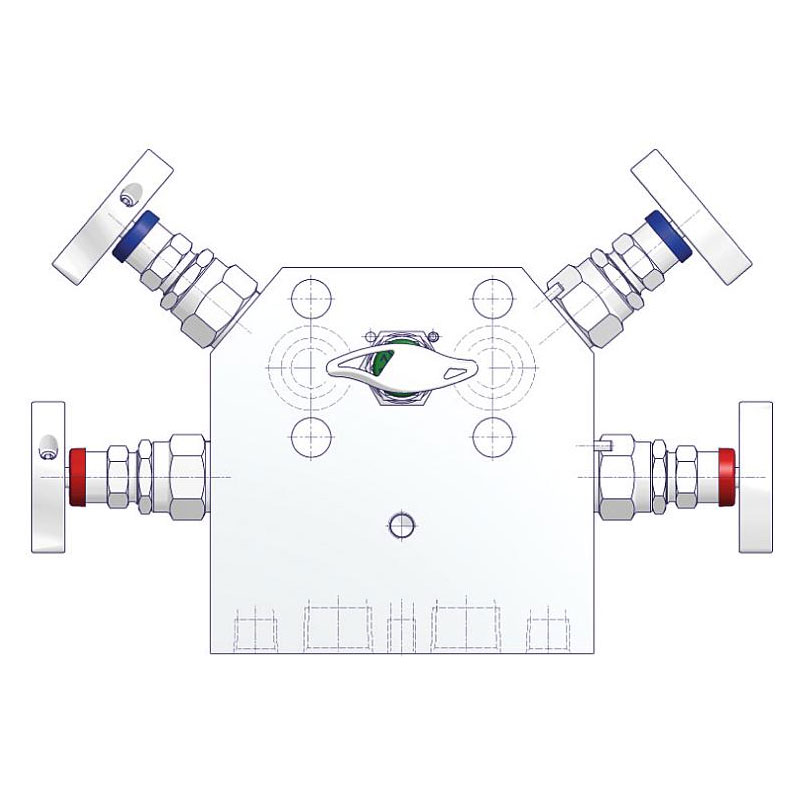5 fach Ventilblöcke Typ E5A E5U 3