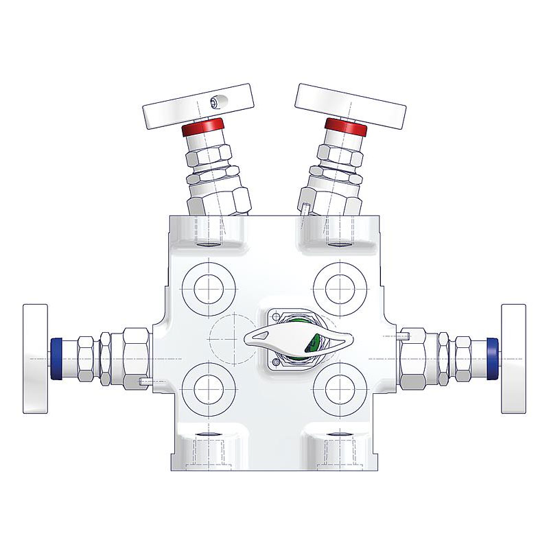 5 fach Ventilblöcke Typ H5TB 3