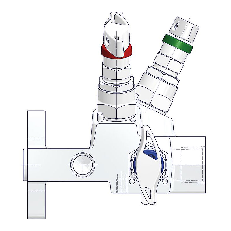 5 fach Ventilblöcke Typ T5A T5N 3