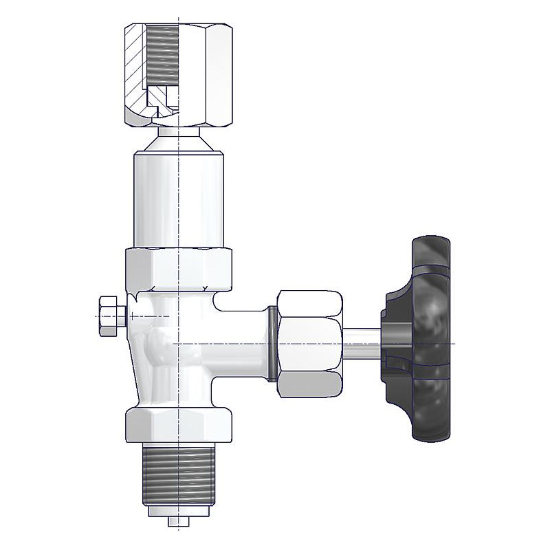 Manometerventile DIN 16270 Form B 2