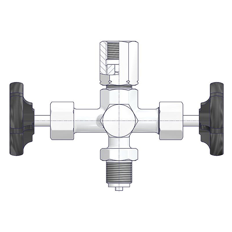 Manometerventile DIN 16272 Form A 2
