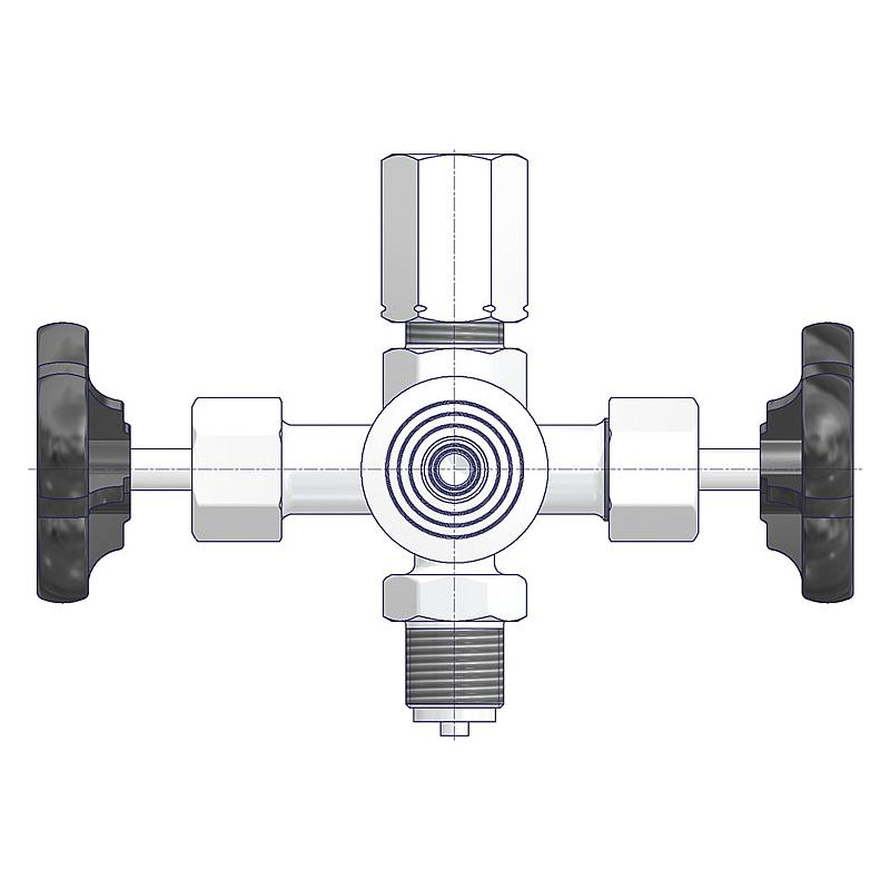 Manometerventile DIN 16272 Form A 4