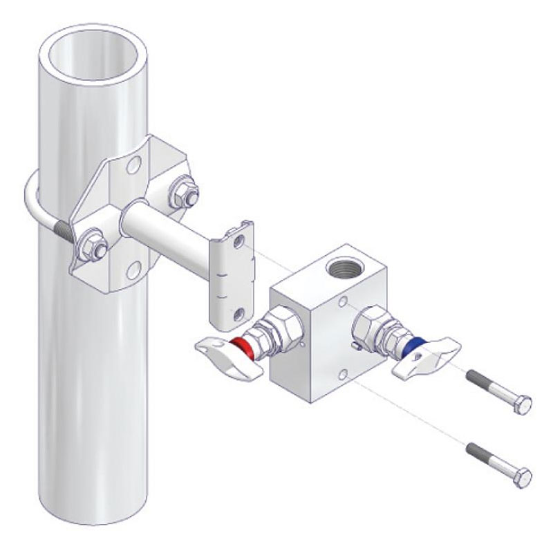 Montagewinkel Typ AKM R 2