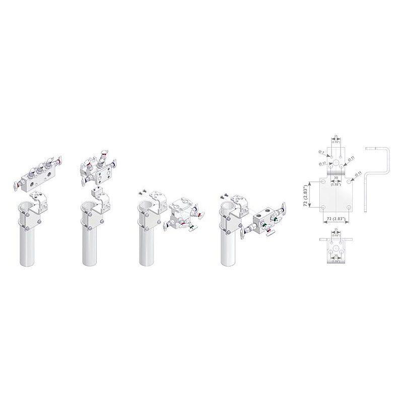 Montagewinkel Typ AKM U 8