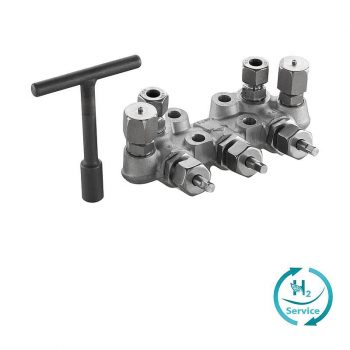 3 fach Ventilblöcke mit Prüfanschluss
