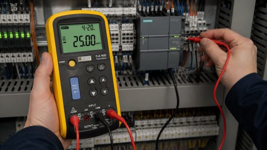 0–10 V Signal mit Prozesskalibrator am SPS Analogeingang prüfen