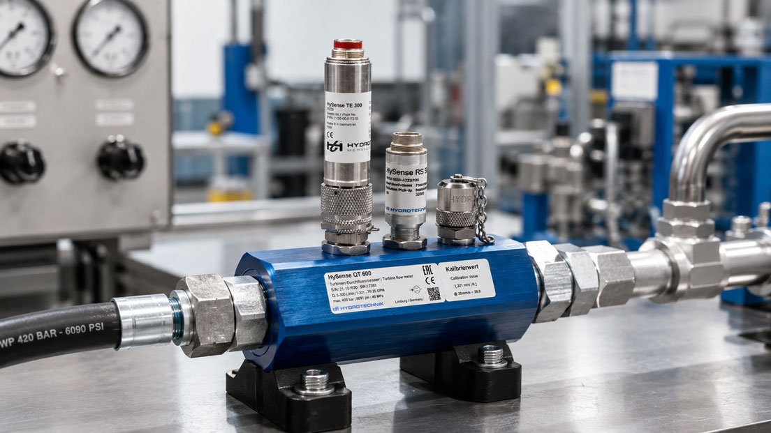 Batchdosierung mit der HySense QT600 Messturbine über Impulszählung überwachen