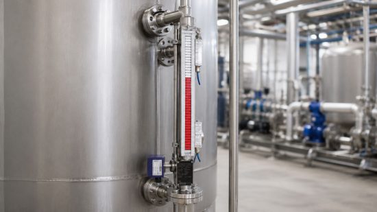 Bypass Niveaustandsanzeiger mit Magnetanzeige direkt am Prozessbehälter