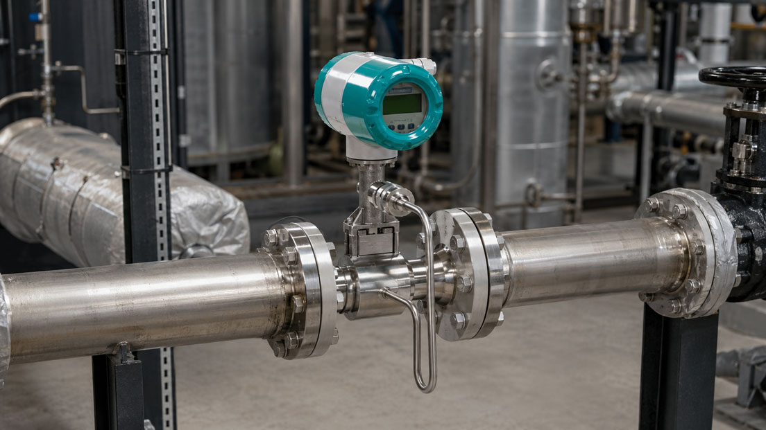 Dampfdurchfluss mit dem Siemens SITRANS FX300 Vortex Durchflussmessgerät erfassen