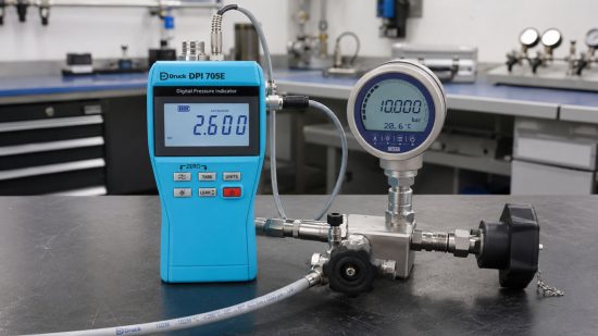 Druck DPI705E mit dem WIKA CPG1500 als Referenzgerät prüfen – Genauigkeit, Auflösung und Messbereich vergleichen