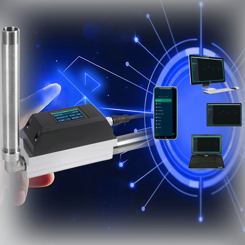 IVA 526 Kompakter Durchfluss Sensor für Druckluft und Gase 6