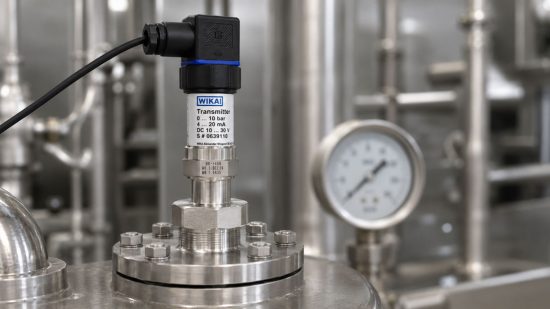 Kleine Druckmittlermembran mit WIKA Drucktransmitter – Einfluss auf Messbereich, Temperatur und Reaktionszeit