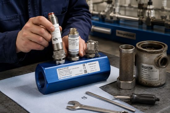 Messturbine reinigen und mit Filter vor Partikeln schützen