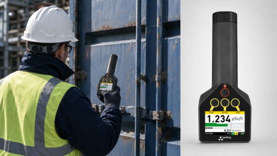 Radionuklid Identifizierer (RID) Messung von Strahlung und Identifikation enthaltener Radionuklide