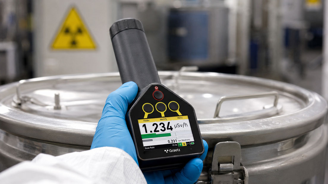 Strahlungsmessgerät zur Dosisleistungsmessung in industrieller Umgebung