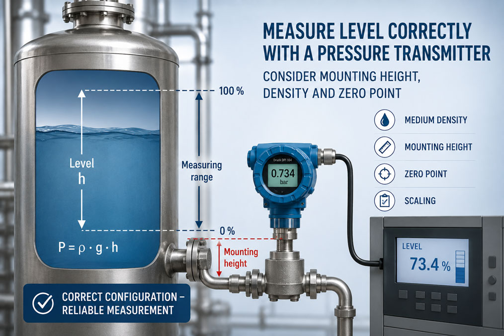 level measurement pressure transmitter