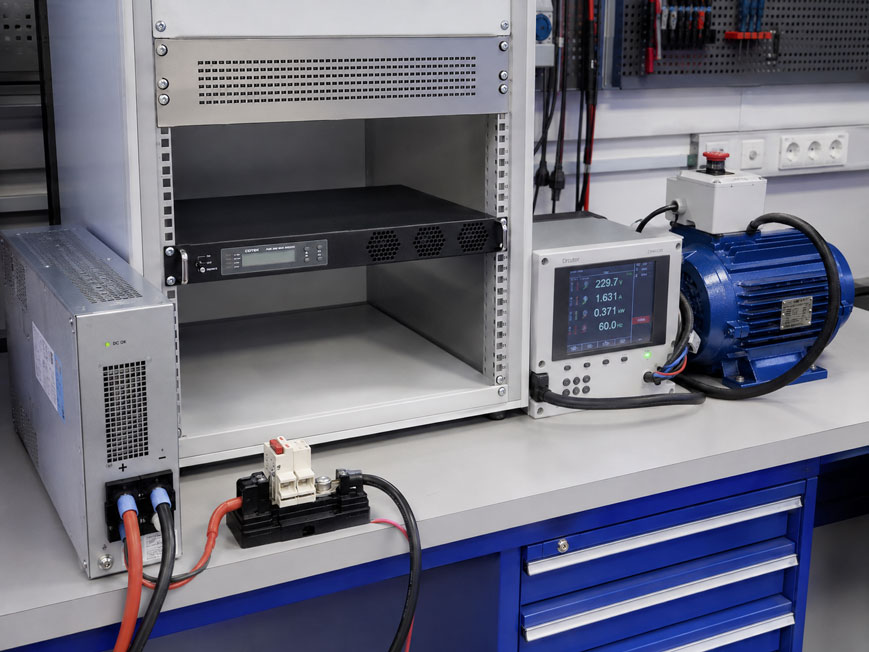 50 60 Hz Prüfversorgung – Frequenzwandler für Motor und Gerätetests richtig dimensionieren