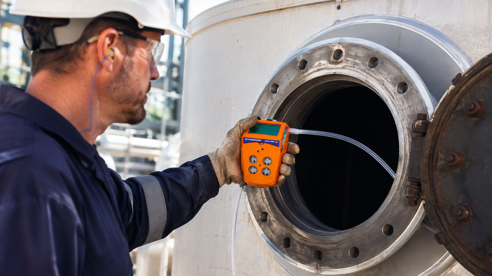Brenngasmessung in inertisiertem Tank mit Crowcon Gas Pro IR
