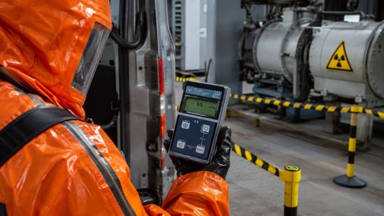 Dosisleistungsmessung an industrieller Röntgenanlage mit GRAETZ X5C plus
