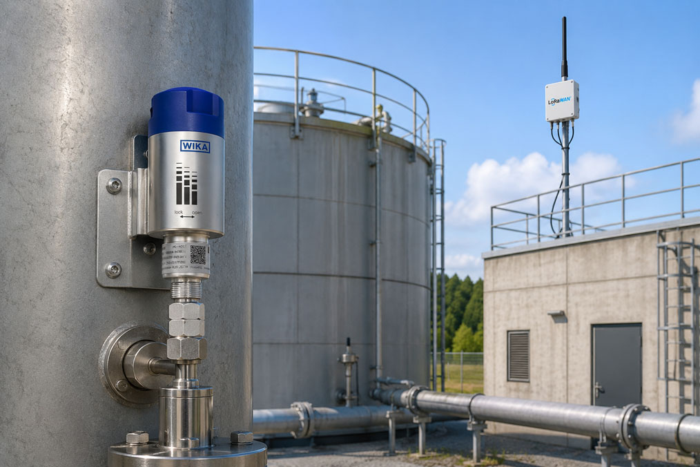 LoRaWAN Batterielaufzeit bei industrieller IIoT Füllstandüberwachung